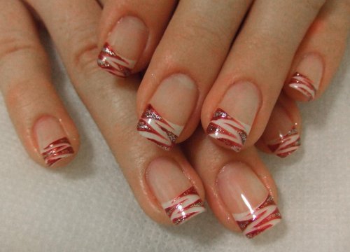 Френч на короткие ногти