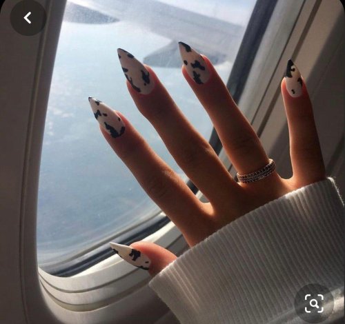 Маникюр длинные ногти