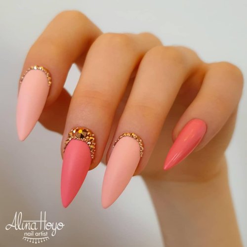 Острый миндаль alina hoyo nails