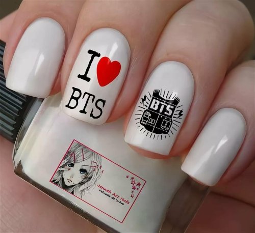 Маникюр для арми bts
