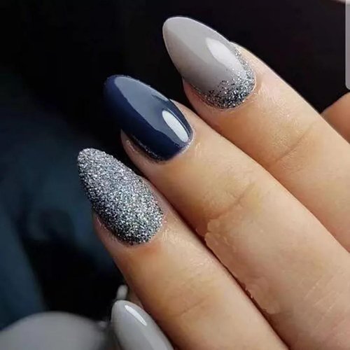 Серые ногти