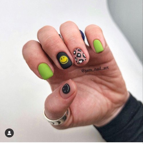 Ногти короткие маникюр