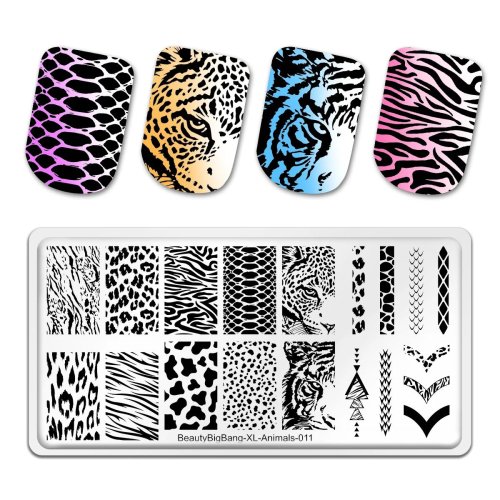 Beautybigbang пластина xl леопард
