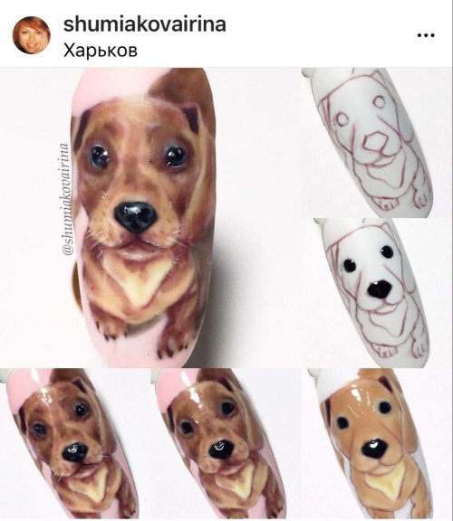 Маникюр с животными