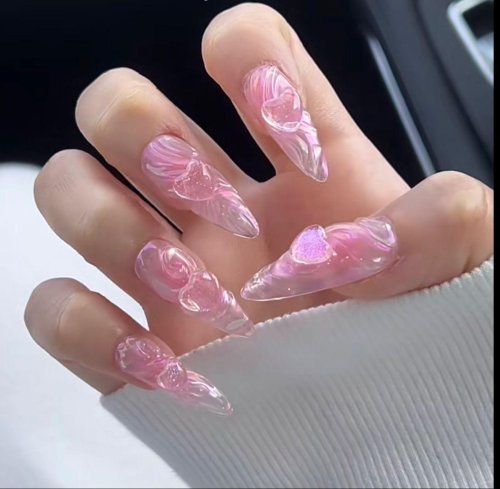 Ногти корейские дизайн