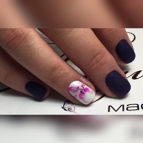Маникюр на короткие ногти