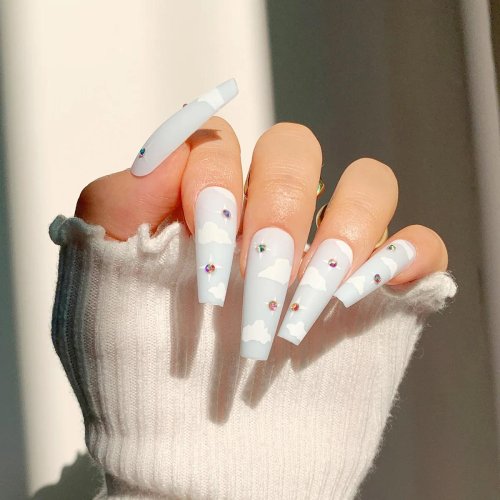 Длинные ногти маникюр