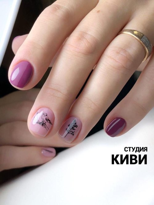 Комбинированный маникюр