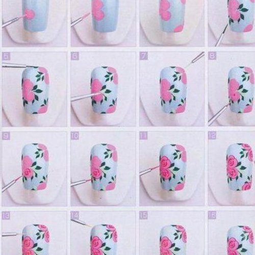 Рисунки на ногтях для начинающих