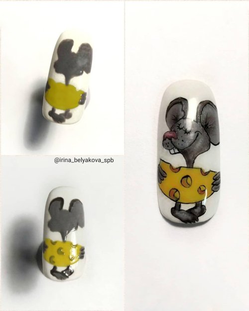 Маникюр с животными