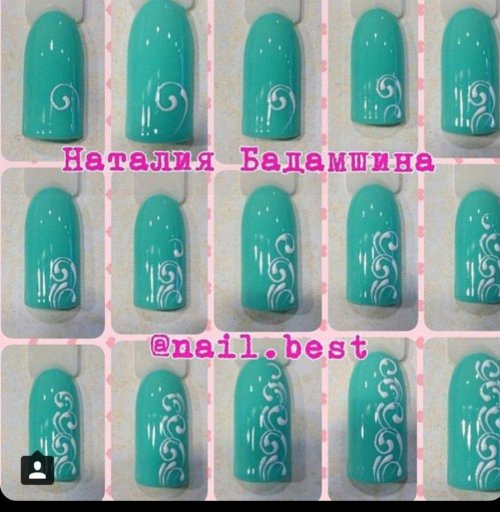 Вензеля ногти