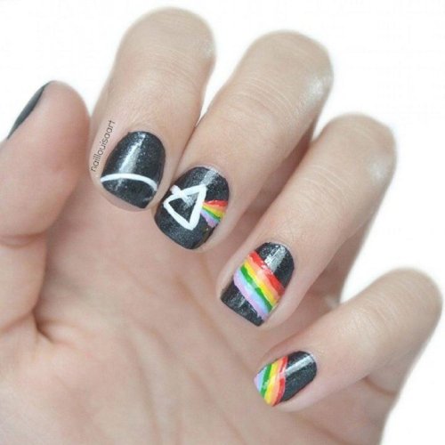 Маникюр pink floyd