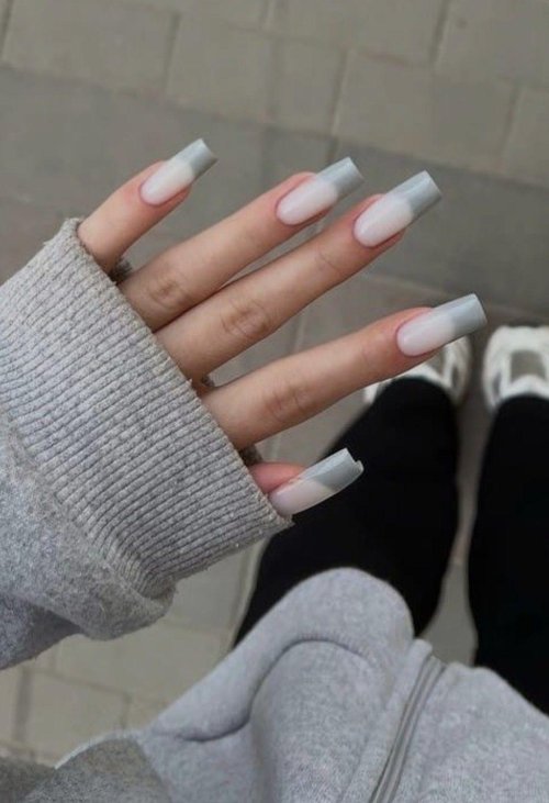Маникюр длинные квадратные