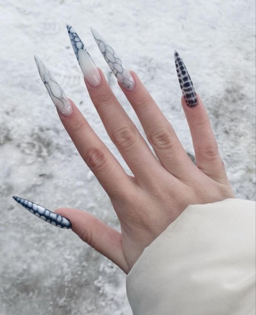 Красивые ногти длинные