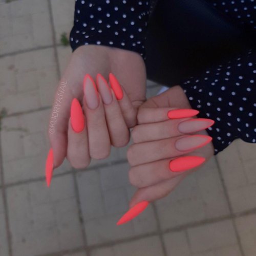 Ногти длинные маникюр
