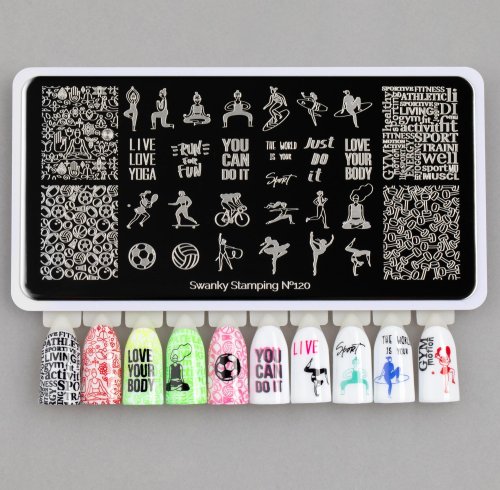 Пластина для стемпинга swanky stamping