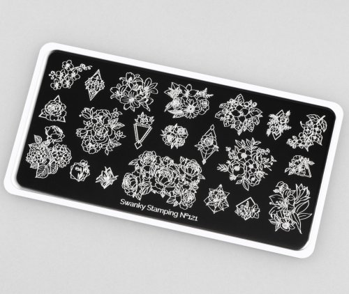 Пластина для стемпинга swanky stamping