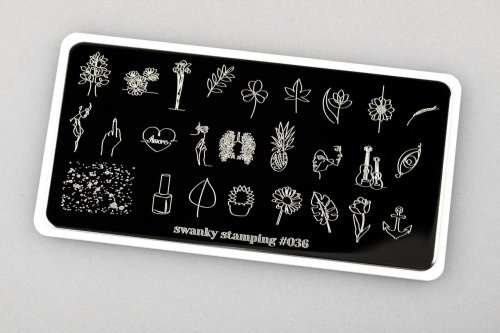 Пластина для стемпинга swanky stamping
