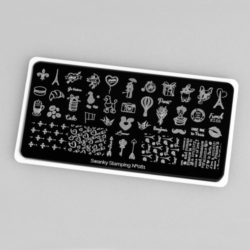 Swanky stamping пластина х см черный