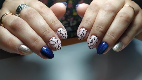Маникюр на короткие ногти дизайн