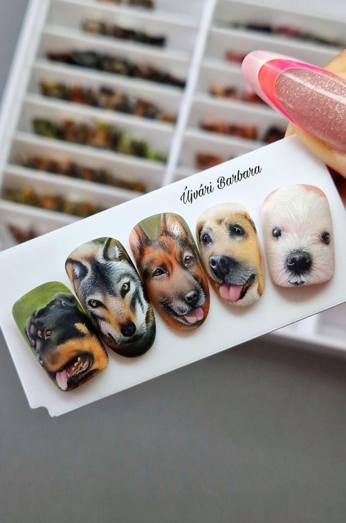 Маникюр с животными