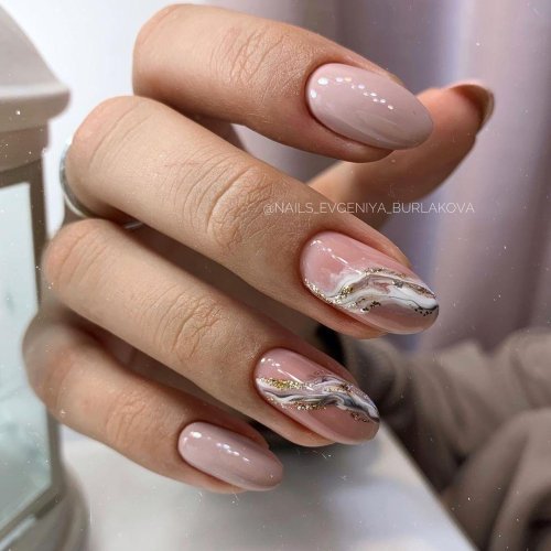 Ногти нежные маникюр