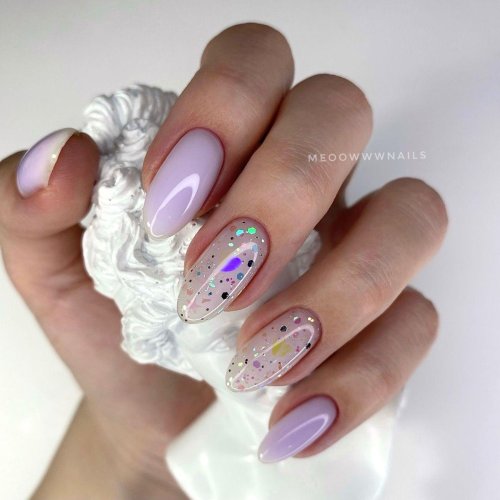 Короткие овальные ногти маникюр
