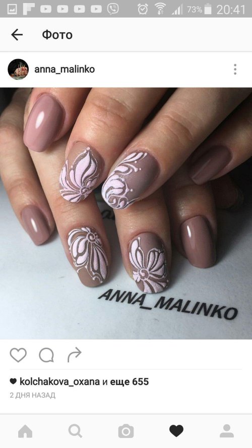 Маникюр анна малинко