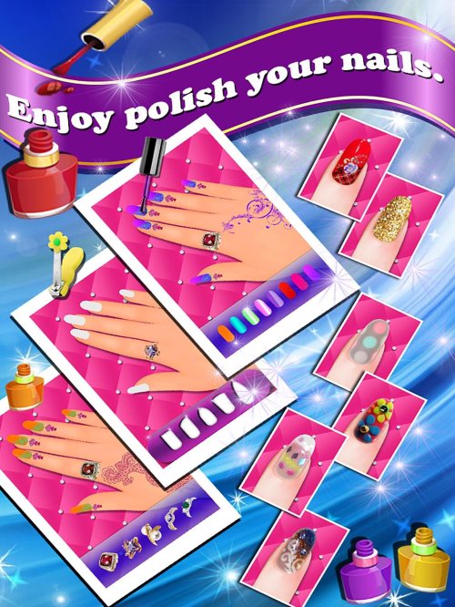 Игровой маникюр для девочек