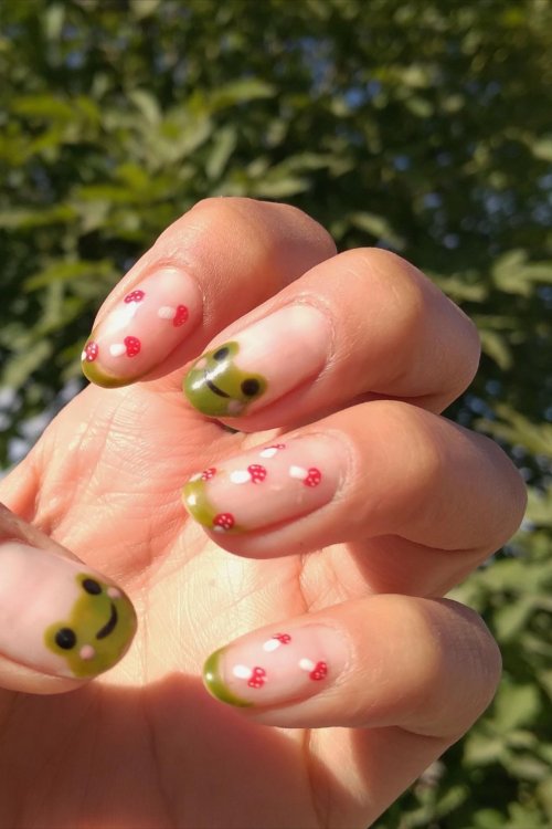 Ногти короткие маникюр