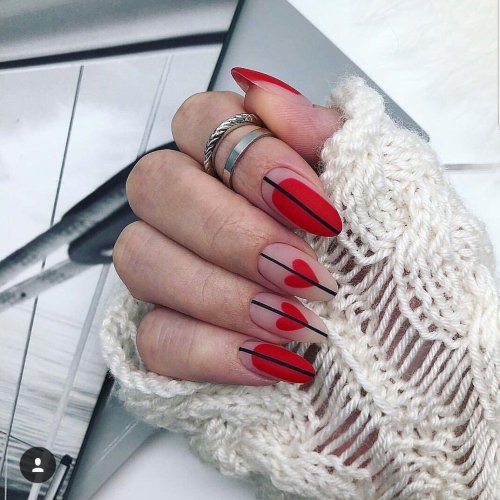 Маникюр на длинные ногти