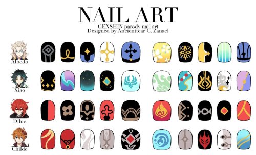 Genshin nails zanael