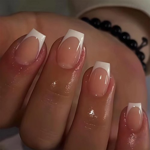 Короткие квадратные ногти маникюр
