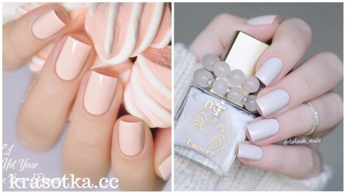 Маникюр в пастельных тонах