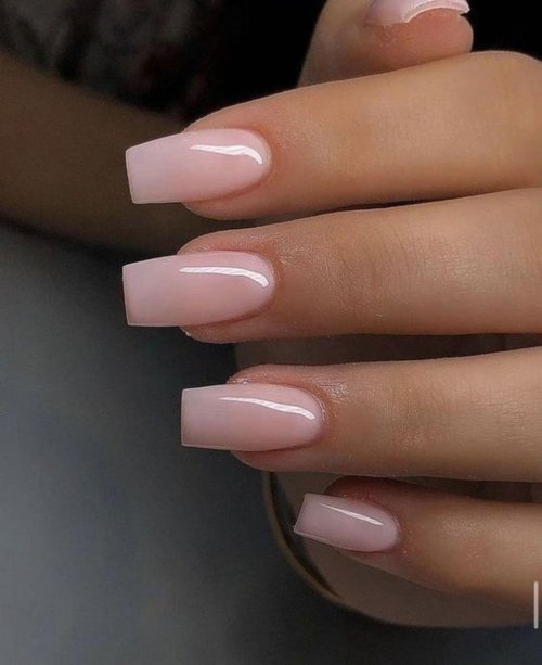 Длинные квадратные ногти