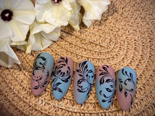 Короткие дизайны ногтей