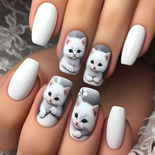 Маникюр с животными
