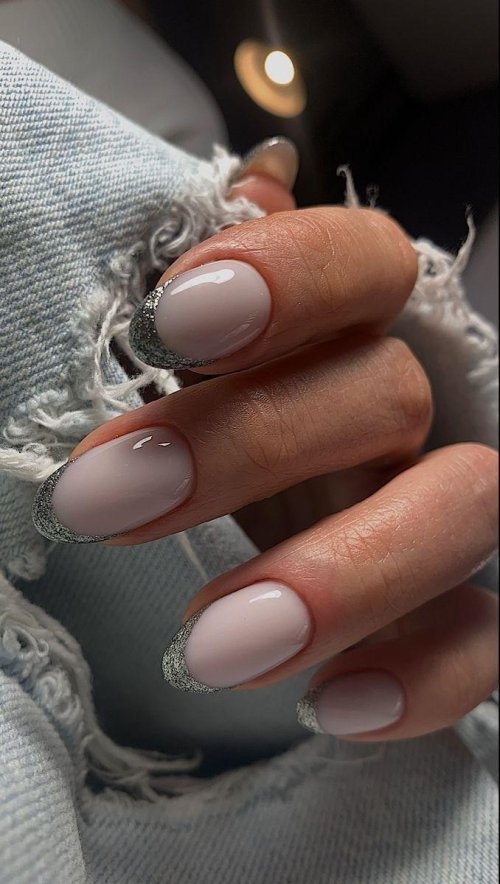 Френч короткие ногти